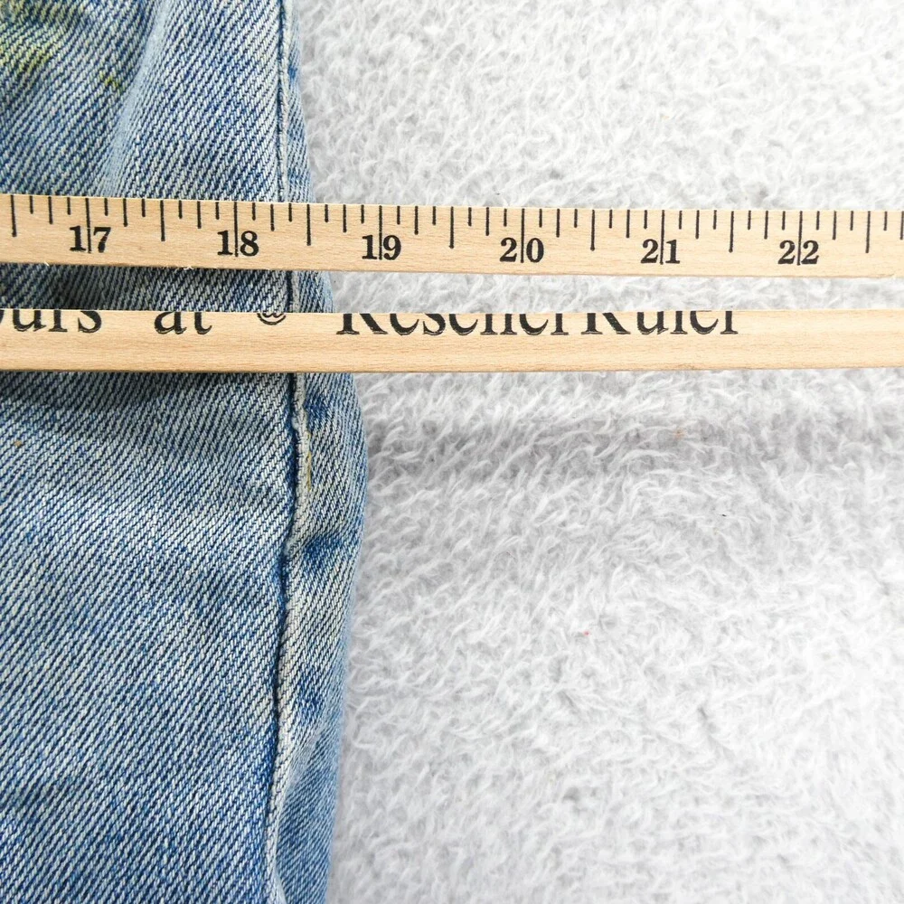 Levis 505 Jeans Mens Size 36x32 Straight Leg Blue Cotton Denim Size 36‎ Pants